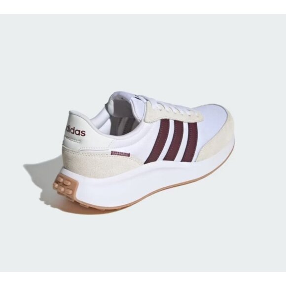 Adidas Run 70s Running Shoes Mens 9.5 White Maroon Sneakers Train Gym IG1182 NEW main image 8
